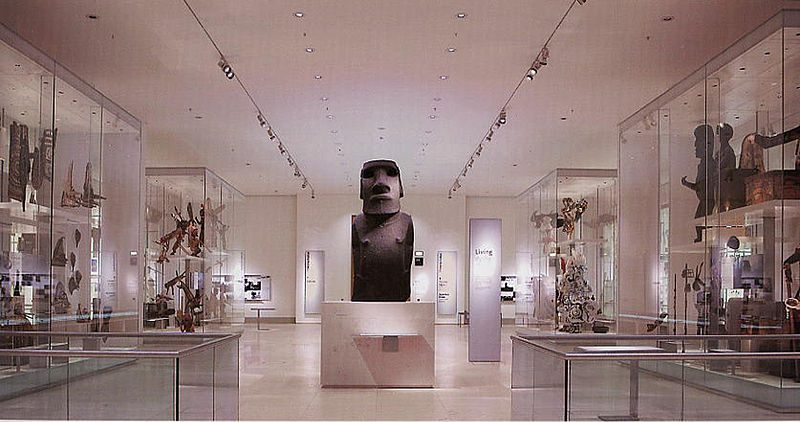 Moai in het British Museum,