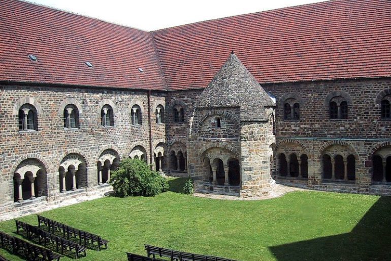 Cloître du monastère Unser Lieben Frauen à Magdebourg, Allemagne