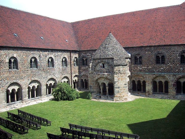 Cloister of the monastery Unser Lieben Frauen in Magdeburg, Germany