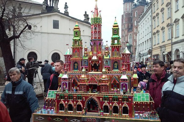 Szopki parade Krakow, Poland