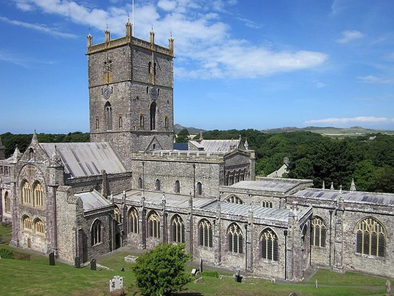St Davids Cathedral, Pembrokeshire, Wales
