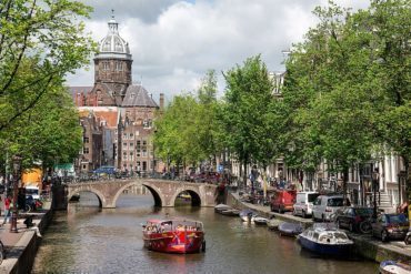 Canales en Amsterdam, Países Bajos