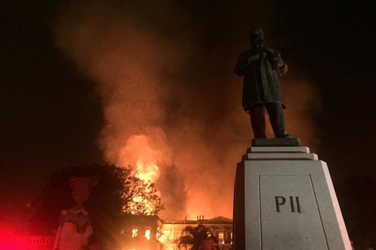 Fire at the National Museum of Brazil