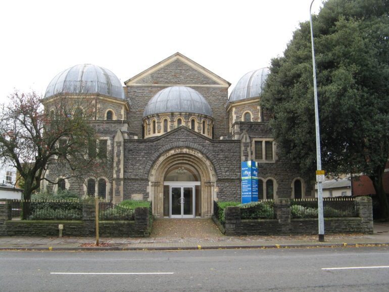 The former Cardiff Synagogue on Cathedral Road