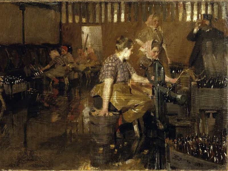 De kleine brouwerij - Anders Zorn (1890)