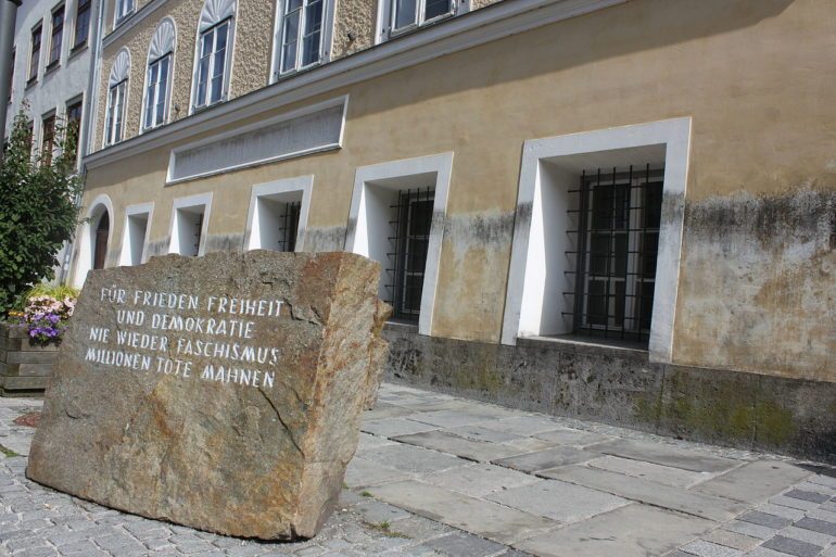 Hitler's Birth Place in Braunau am Inn, Austria