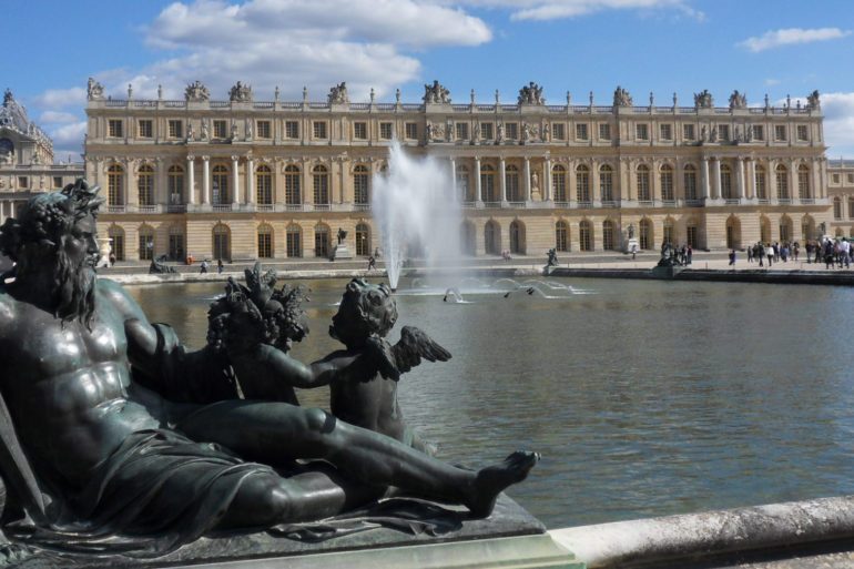 West side of the palace of Versailles.