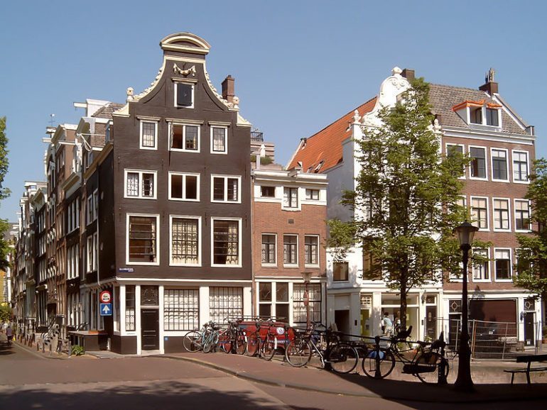 Herengracht, an upscale neighbourhood in the canal ring of Amsterdam, a UNESCO World Heritage Site.