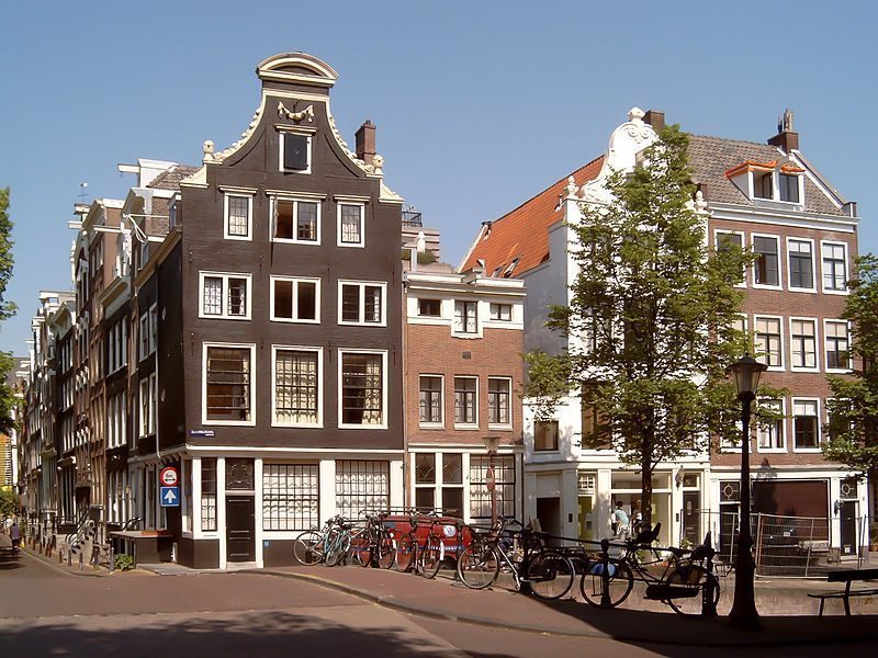 Herengracht, un quartiere di lusso nell'anello dei canali di Amsterdam, patrimonio mondiale dell'UNESCO.