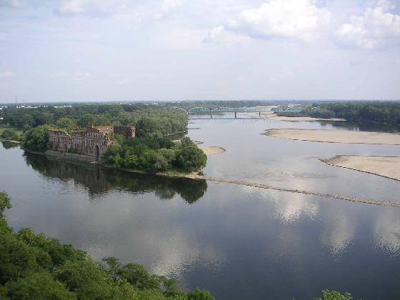 Il fiume Vistule in Polonia