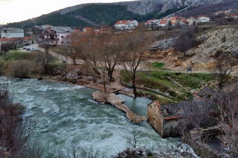 Fluss Ruda Aus Dalmatien
