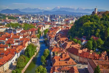 Ljubljana ist eine der vier für den Titel nominierten Städte.