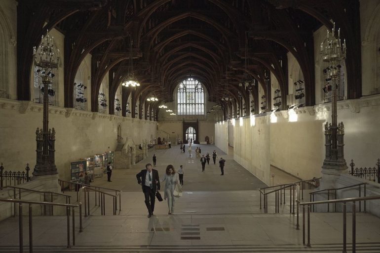 Present day Westminster Hall. "... the palace no doubt still has many more secrets to give up," says Dr. Collins.