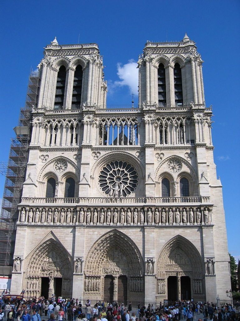 Engineers now monitor Notre Dame with laser monitoring systems for any structural movements to predicate collapse of the Gothic masterpiece.