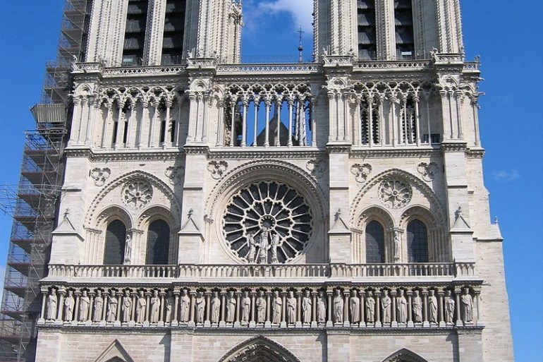 Engineers now monitor Notre Dame with laser monitoring systems for any structural movements to predicate collapse of the Gothic masterpiece.