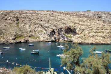 Xlendi-Bucht auf Gozo, Malta.