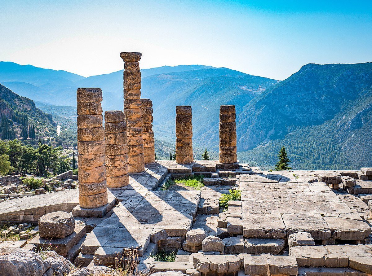 Temple of Apollo at Delphi is one of the sites you can now visit.