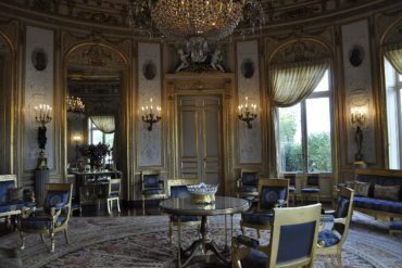 Un ejemplo de los interiores franceses del siglo XIX en el Palais de la Légion d'Honneur.