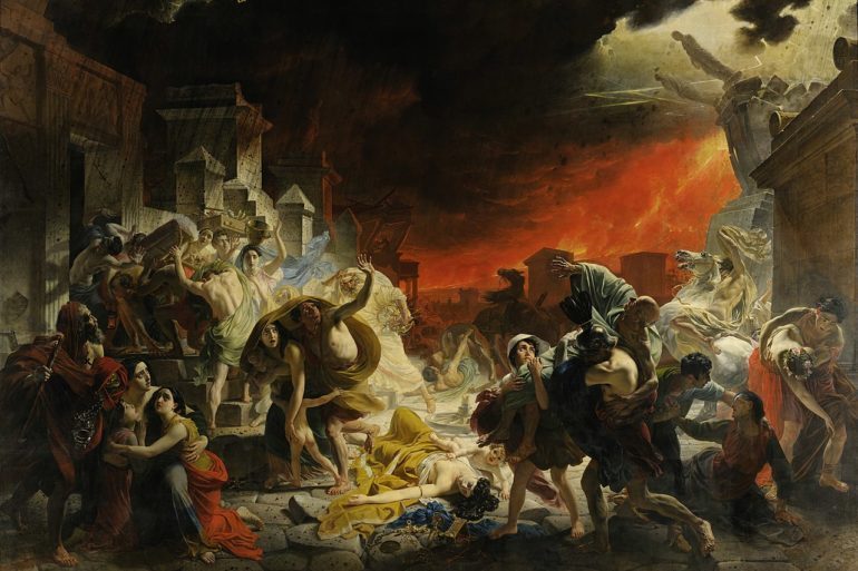 "Der letzte Tag von Pompeji" von Karl Bryullov.