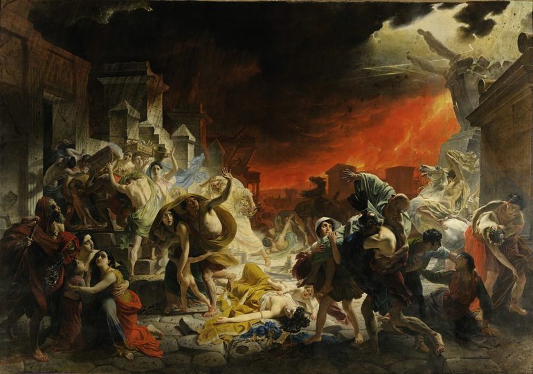 "The Last Day of Pompeii" by Karl Bryullov.