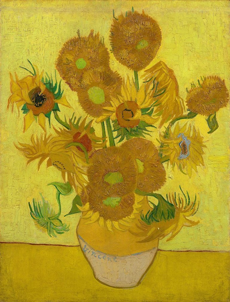 Vincent Van Gogh's Sunflowers.