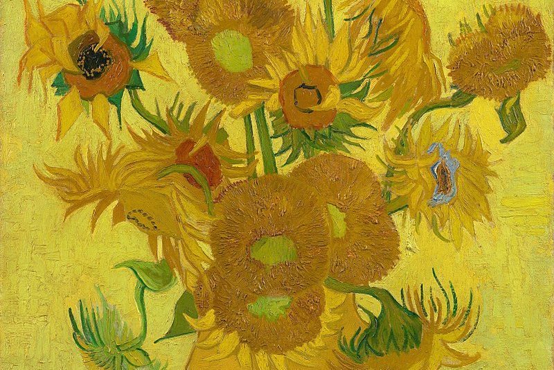 Vincent Van Gogh's Sunflowers.