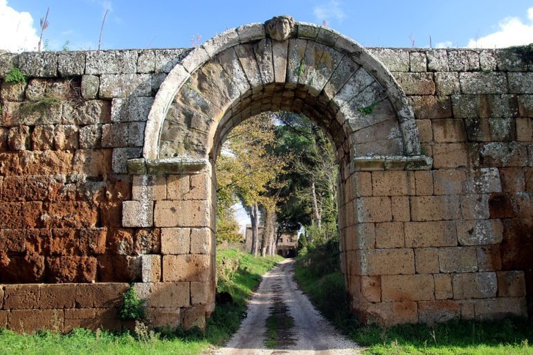 Porta di Giove at Falerii Novi, Italy.