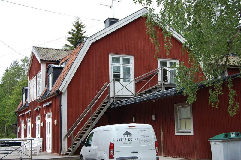 Satra Brunn, een idyllisch dorpje op 90 minuten van Stockholm.