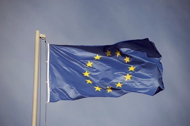 Bandiera dell'Unione europea.