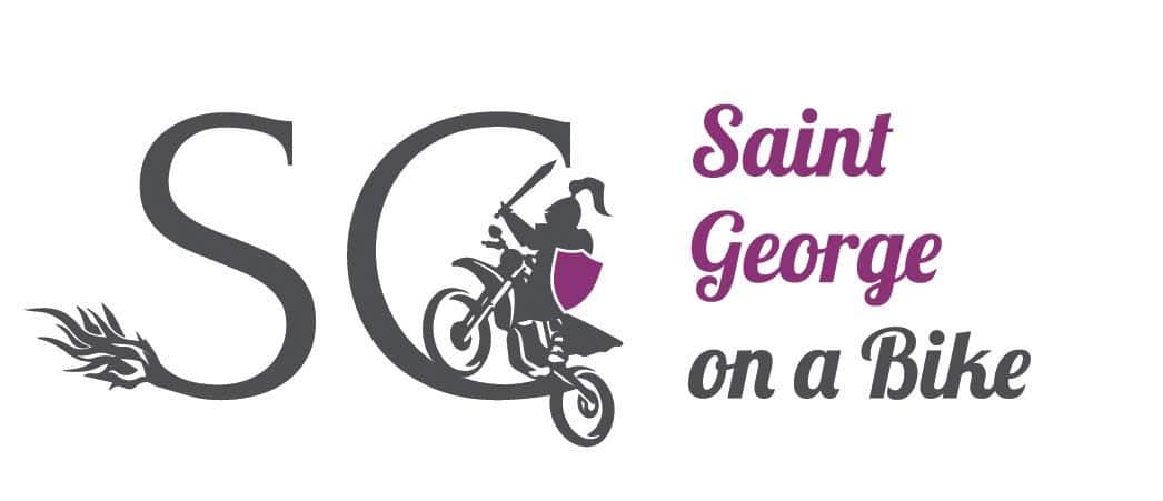 Saint George sur un vélo