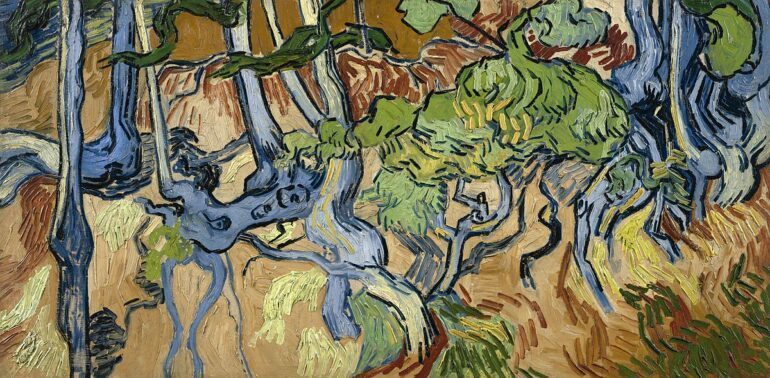 Tree Roots is believed to be Van Gogh's last painting.