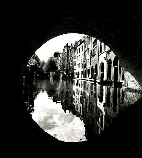Utrechtse canal, The Netherlands.
