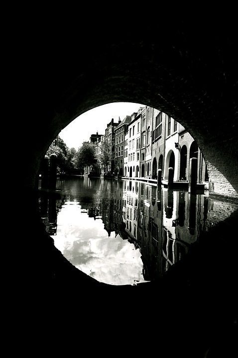 Utrechtse canal, The Netherlands.
