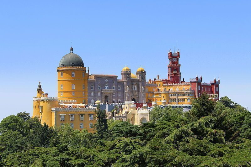 Palace of Pena in Sintra, Portugal.