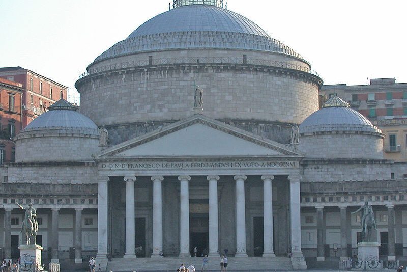 San Francesco di Paola, Nápoles, Italia.
