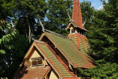 De houten kerk in Stiege, Duitsland