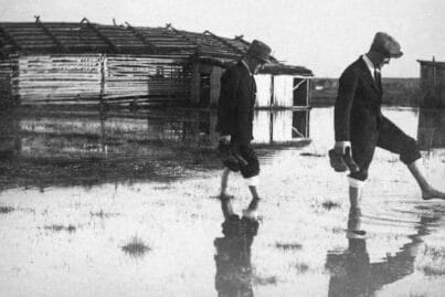 Overstroming in de regio Zuid-Ostrobothnia in Finland in 1934