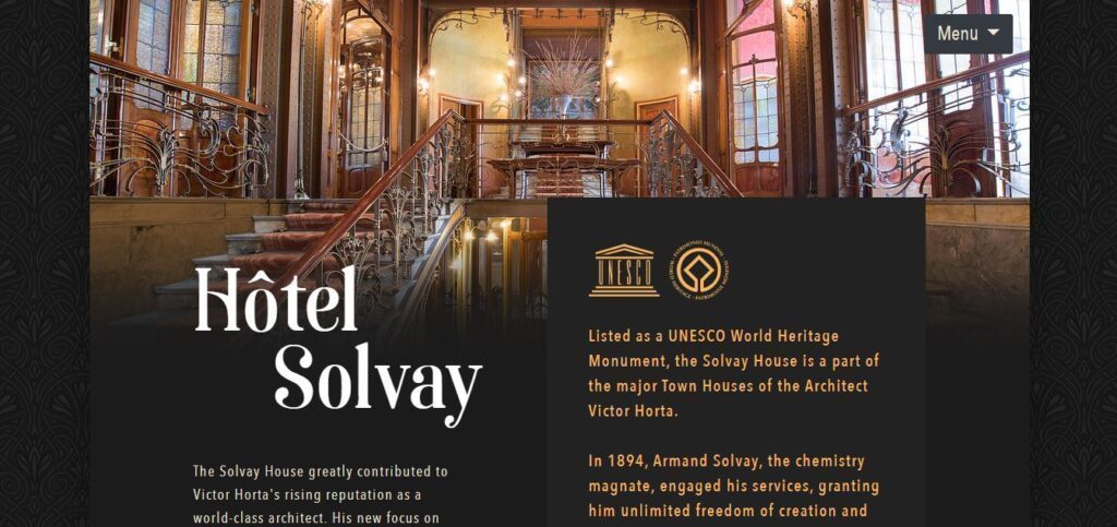 The Hotel Solvay website