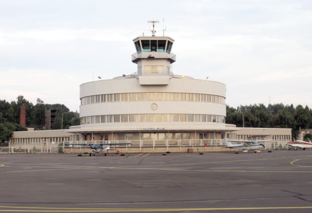 Malmi Airport in Helsinki, Finland
