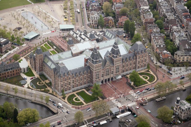Het Rijksmuseum in Amsterdam, Nederland