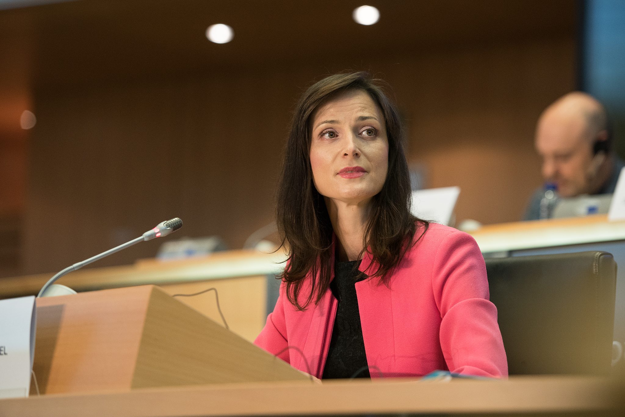 Mariya Gabriel, Europees commissaris voor innovatie, onderzoek, cultuur, onderwijs en jeugd. Afbeelding: Europees Parlement via Flickr CC-BY-4.0