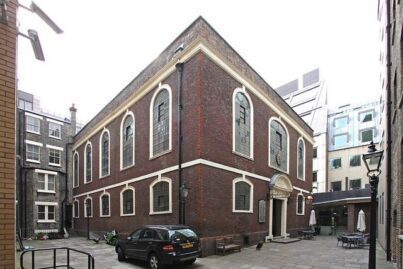 Bevis Marks Synagoge in Londen, Engeland. Afbeelding: John Salmon via Wikimedia CC BY-SA 2.0