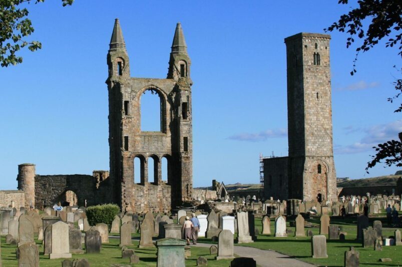 St Andrews Cathedral. Image: Andy Hawkins via wikimedia, licensed under CC BY-SA 2.0