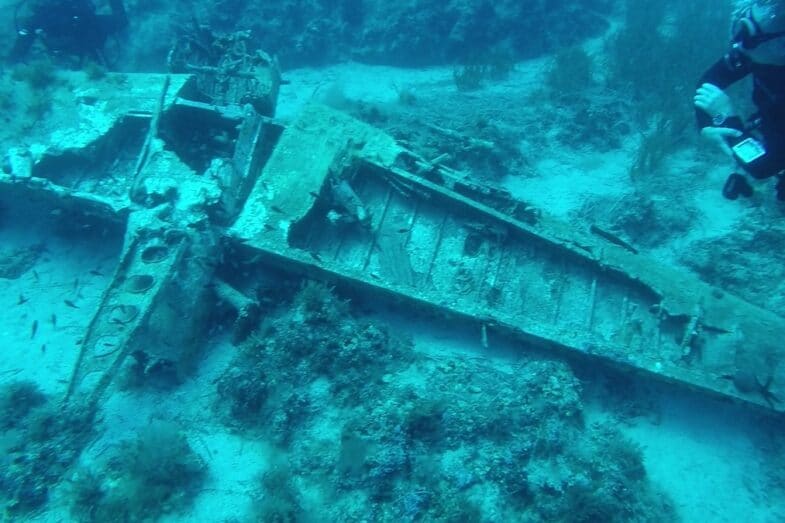 Wreck off the coast of Ithaca. Image: Greek Ministry of Culture, press release.