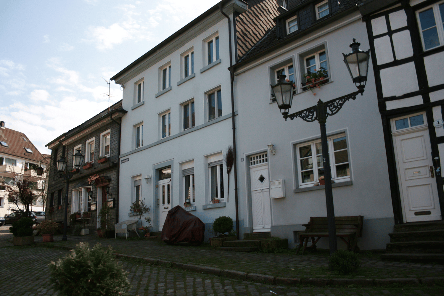 Linnenweverij in Essen, Noordrijn-Westfalen. Afbeelding via wikimedia (GFDL)