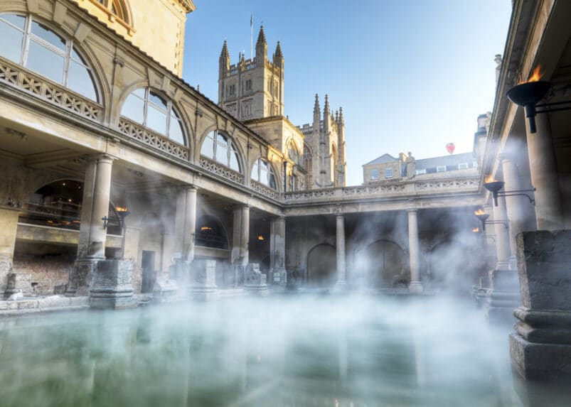 Roman Baths in the City of Bath, UK. Image: North East Somerset Council
