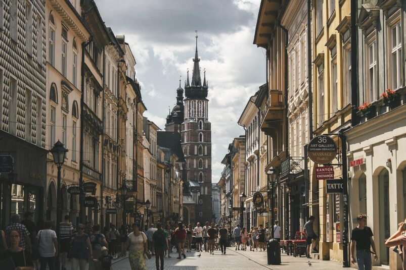 Kraków street. Image: Pixabay